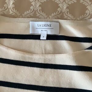 Cotton Ecru/Navy shirt